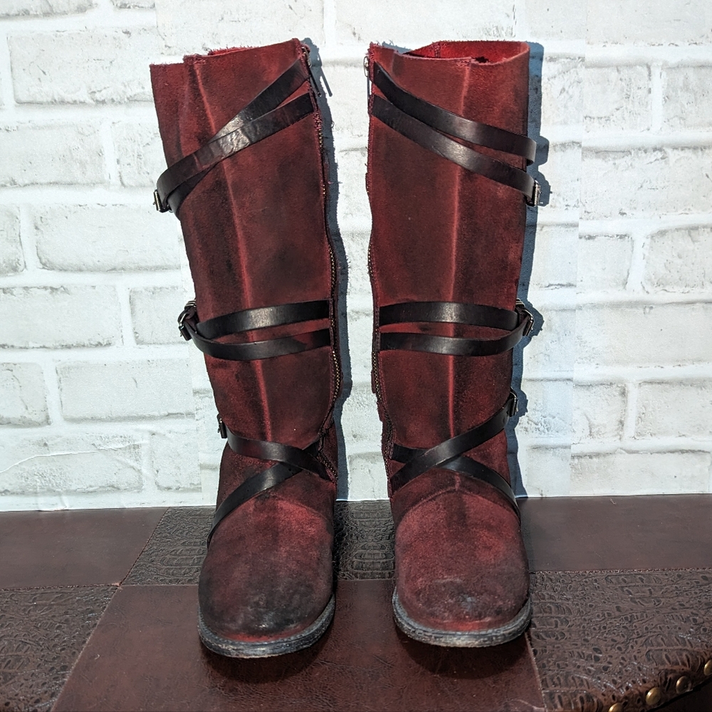 FreeBird COLIN Boot in Black Cherry size 8 - Picture 3 of 13